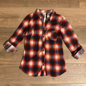 Women’s Alter Ego plaid button down, S